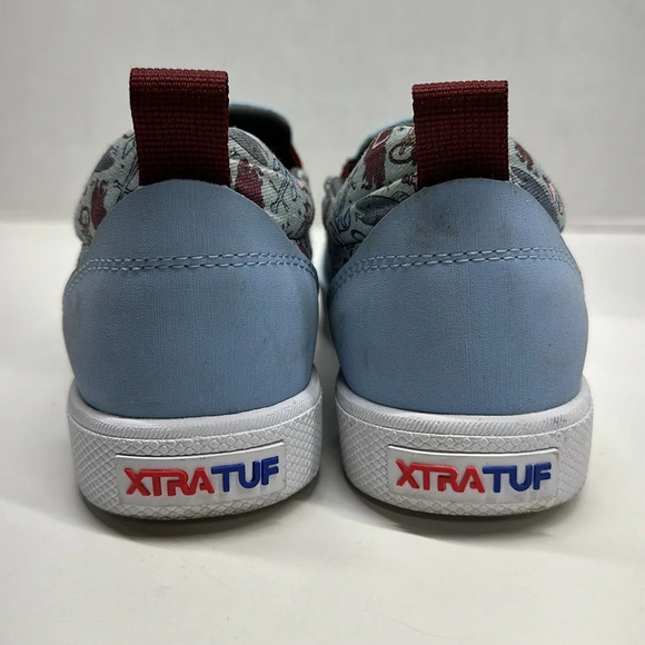 Xtratuf Deck Shoes Slip On Sneakers Laceless Sharkbyte Mermaid Blue Size 7 - Picture 5 of 10